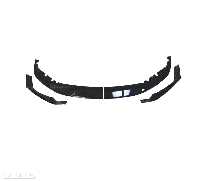SPOILER DIANTEIRO PARA BMW G30 SEDAN G31 TOURING 17-19 PRETO BRILHANTE - 2