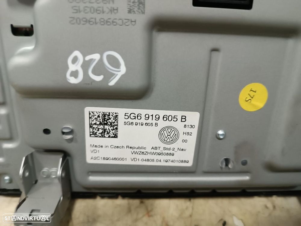 ECRÃ MULTIFUNÇÕES VOLKSWAGEN GOLF VII 2019 -5G6919605B - 1