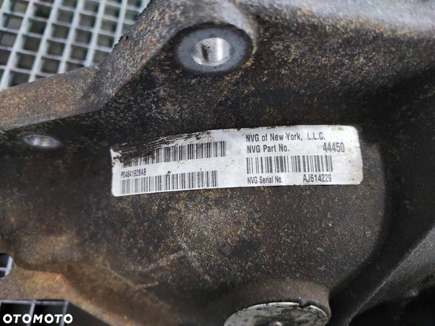 MANUALNA SKRZYNIA BIEGÓW CHRYSLER GRAND VOYAGER 4 IV 2.5 CRD P04641928AB - 5