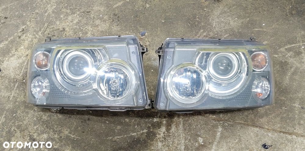 Oryginalne Kompletne Reflektory XENON Przód Przednie Prawy Lewy Range Land Rover Sport L320 - 1