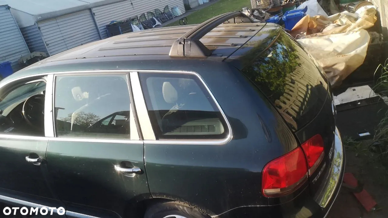 VW TOUAREG I KAROSERIA DRZWI BŁOTNIK REFLEKTOR ZDERZAK CIEMNO ZIELONY - 4