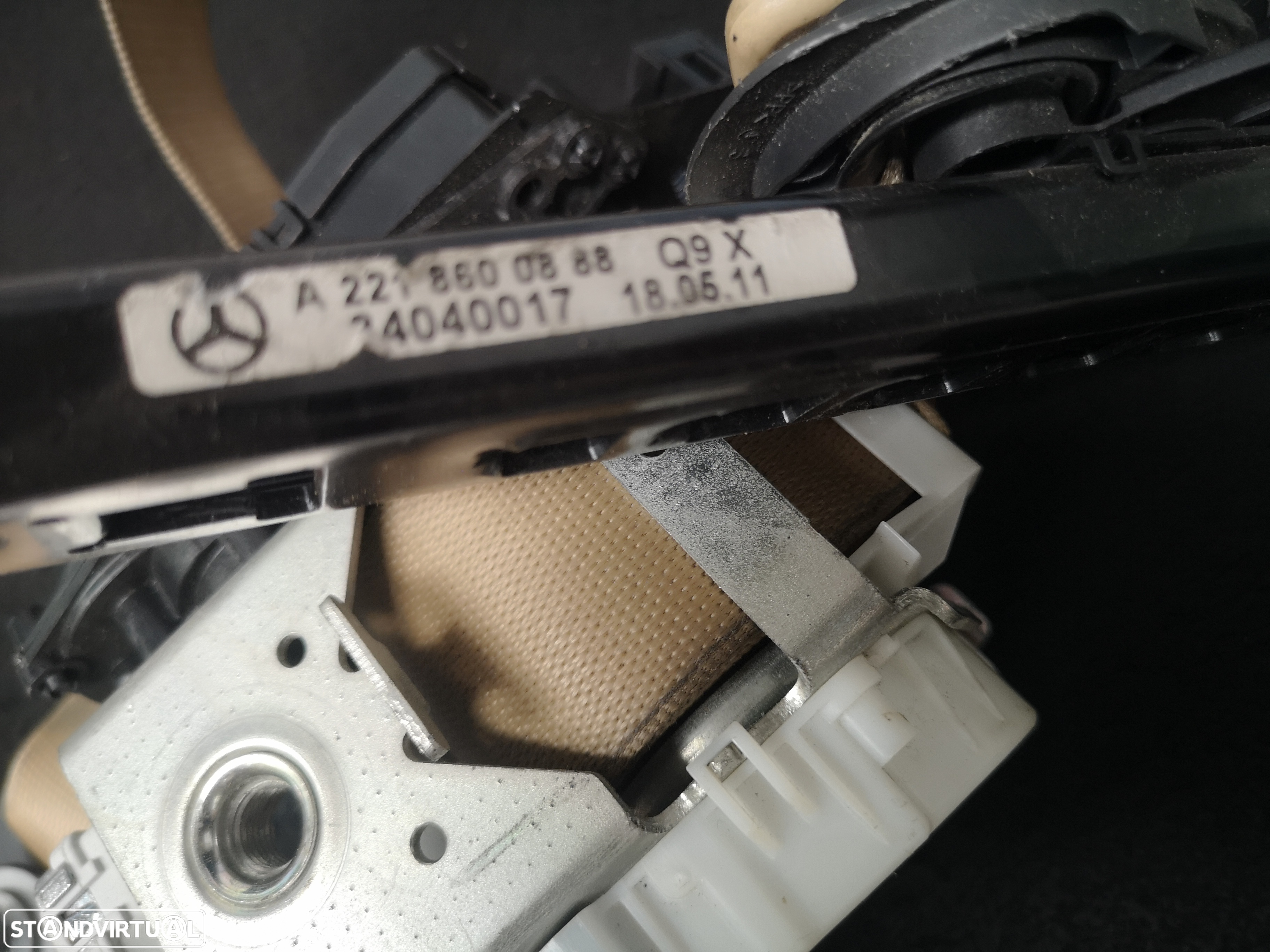 Cinto de Segurança frente direita Mercedes w221 class S 2006+ - 3