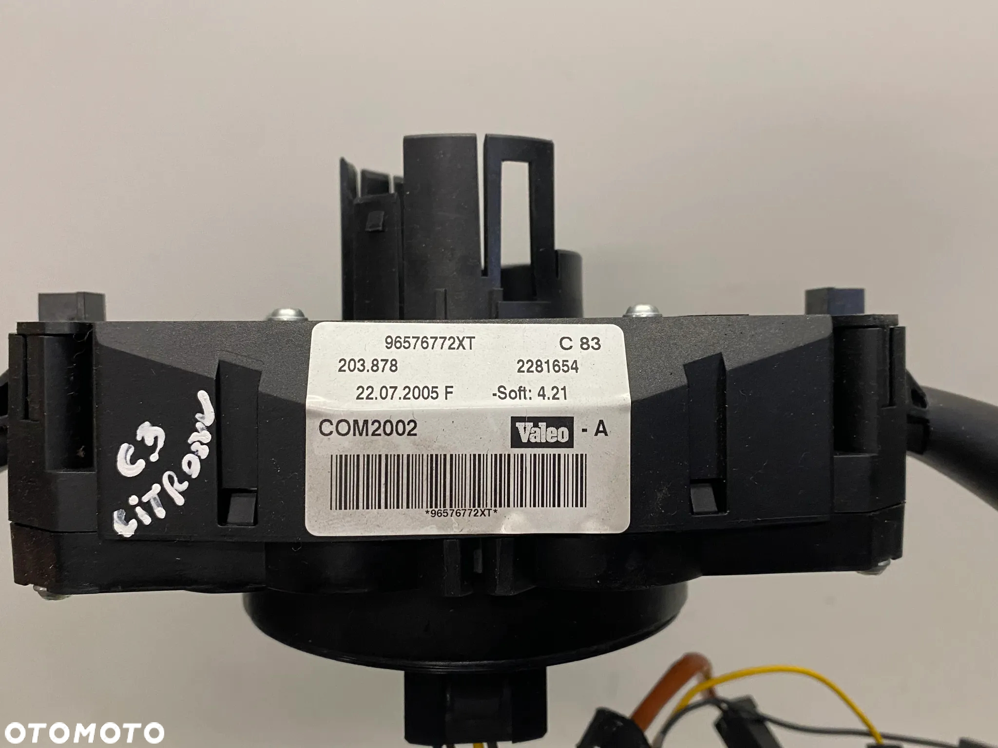 Citroen C3 I PLURIEL 02- przełącznik zespolony świateł 96576772XT - 5