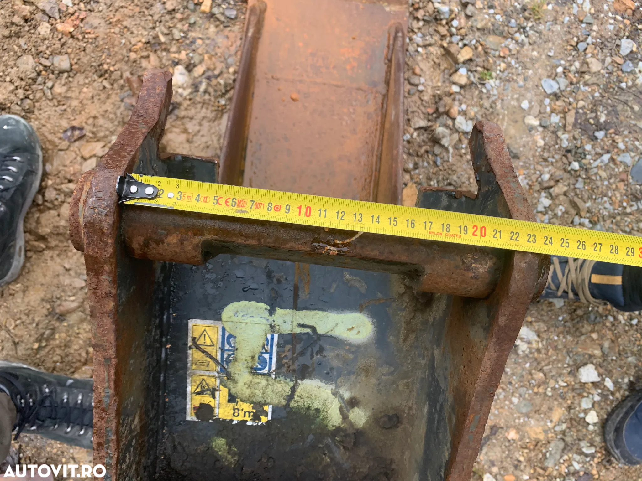 Cupa Excavator sistem Cangini latime de 300 mm - 5