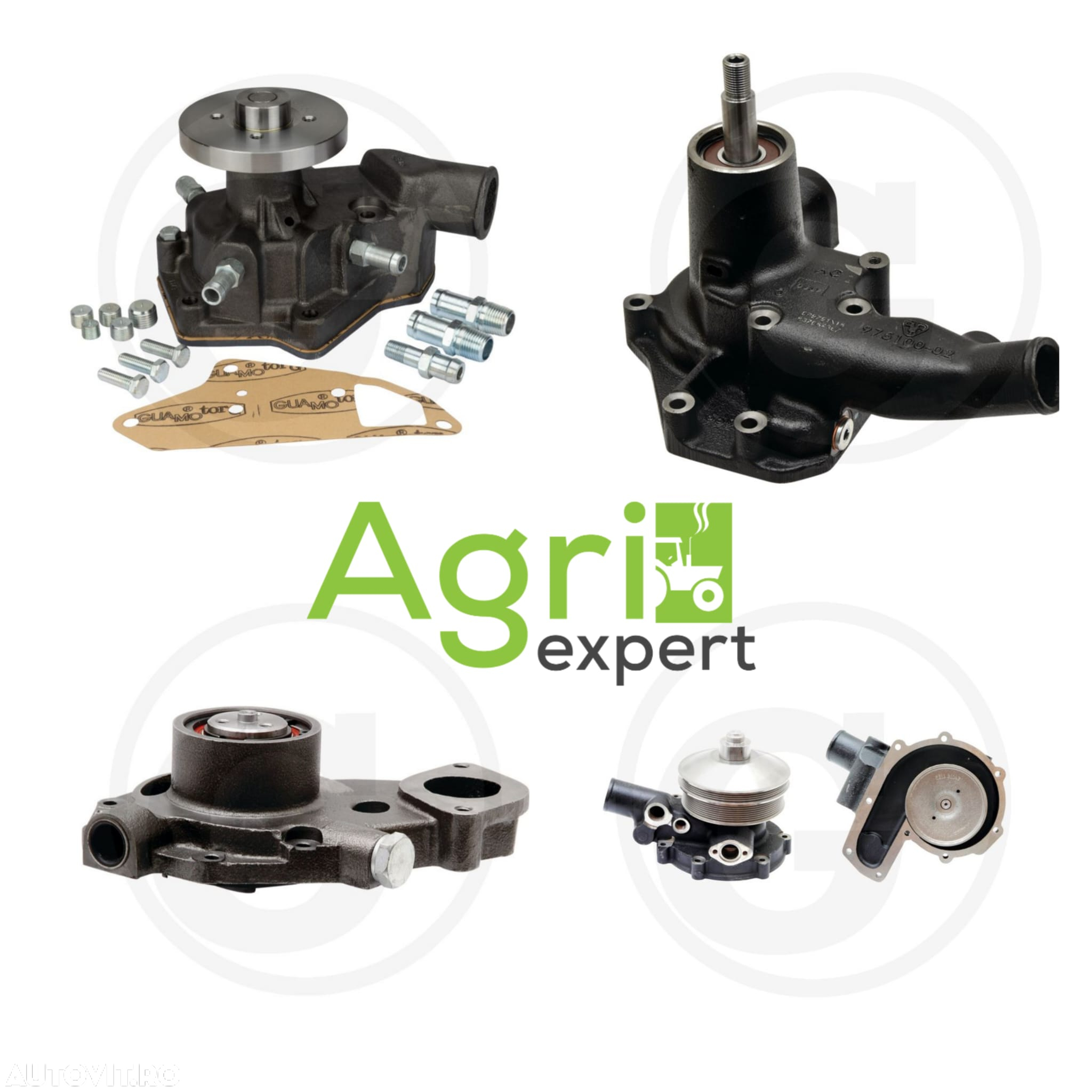 Pompa de apa tractor Massey Ferguson 100 / 1000 / 1004 / 1200 / 1500 / 1600 / 1700 / 200 / 2200 / 2400 / 2600 / 2700 / 300 / 3000 / 3100 / 3200-3300 / 3400 / 3500 / 3600 / 3700 / 400 / 4200 / 4300 / 4400 / 4600 / 4600M / 4700 / 500 / 500 / 5200 / 5400 / 5600 / 5700 / 5s / 600 / 6100 / 6200 / 6400 / 65 / 6600 / 6700 / 6s / 700-800 / 7100 / 7400 / 7600 / 7700 / 7s / 8100 / 8200 / 8400 / 8600 / 8700 / 8s / 90 / 900 / 9200 / super / John Deere 10 / 1e / 20 / 200 / 2000 / 2000 Compact / 2c / 2R / 30 / 300 / 3000 / 3000 Compact / 3010 / 3020 Compact / 35 / 40 / 40 Compact / 50 / 5000 / 5003 / 5004 / 5005 / 5010 / 5015 / 5020 / 5025 / 5405 / 55 Compact / 56 Compact / 5c / 5d / 5e / 6000 / 6003 / 6005 / 6010 / 6020 / 6030 / 7000 / 7005 / 7010 / 7015 / 7020 / 7030 / 8000 / 8010 / 8020 / 8030 / 8050 / 8060-8070 / 8640 / 8r / 90 Compact / 9000 / 9020 / - 2