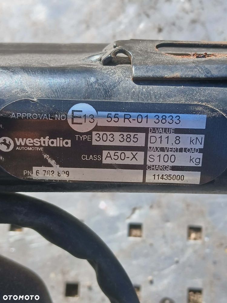 HAK HOLOWNICZY ELEKTRYCZNY WESTFALIA ORYGINALNY BMW F10 F11 KOMPLETNY 303385 303385600012 - 6