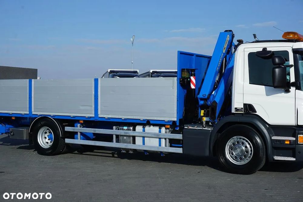 Scania / P 250 / ACC / SKRZYNIOWY + HDS + WINDA / PALFINGER PK 12 002 - EH B / WYSIĘG 10 M - 32