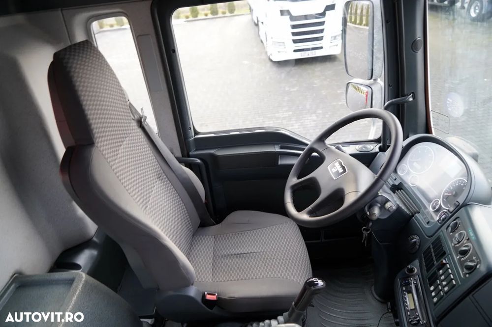 MAN TGA 18.360 / 4X4 / BASCULĂ CU 2 LATE / CLAPETĂ HIDRAULICĂ / LATERALĂ HIDRAULICĂ / SUPPORT FRONTAL / SPECIAL / MANUAL - 27