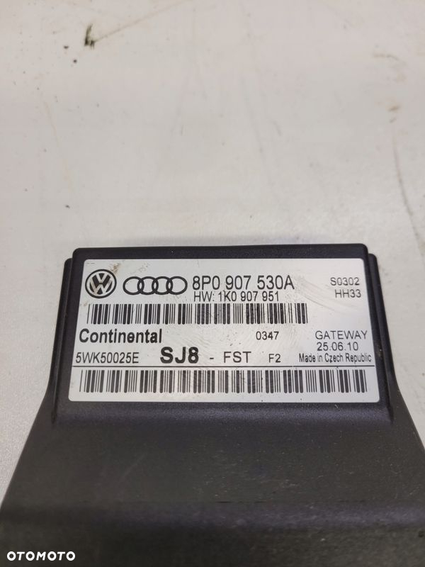 MODUŁ STEROWNIK GATEWAY AUDI VW SEAT 8P0907530A - 4