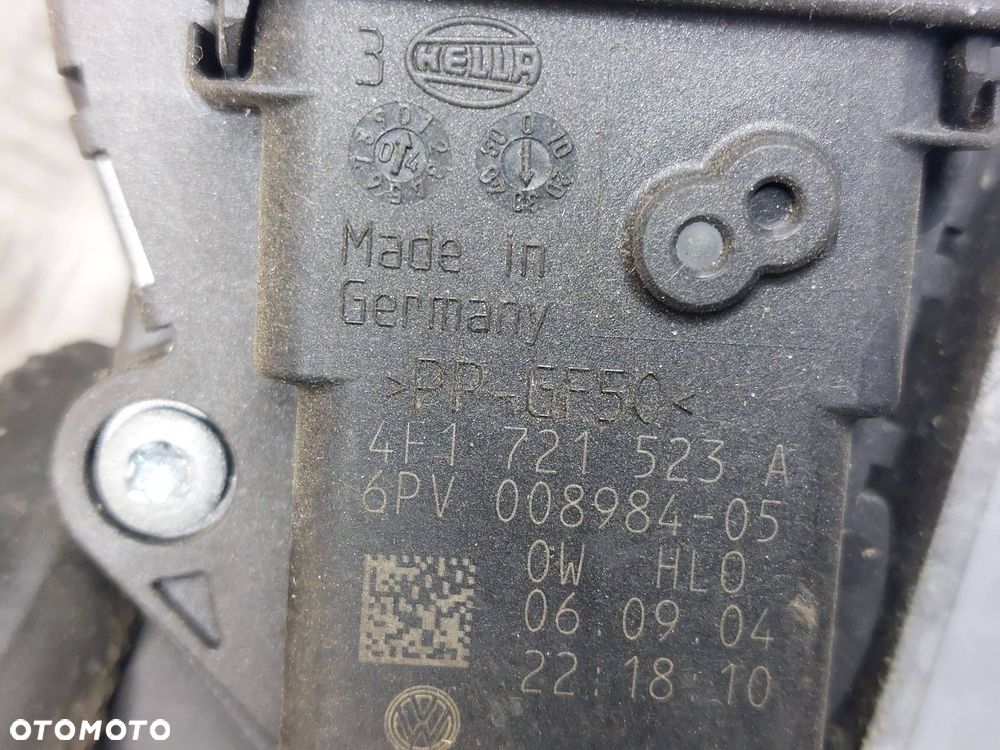 KOMPLET PEDAŁÓW STELAŻ AUDI A6 C6 4F1721135 4F1721117A 4F1721523A - 8