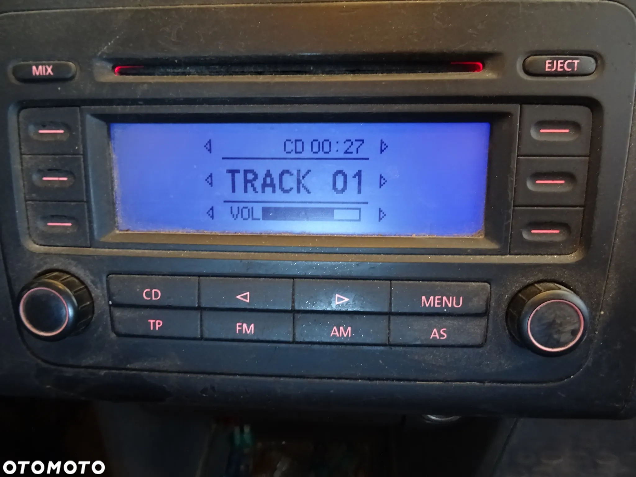 RADIO ODTWARZACZ RCD300 VW TOURAN CADDY GOLF PASSAT ZMIENIARKA - 12