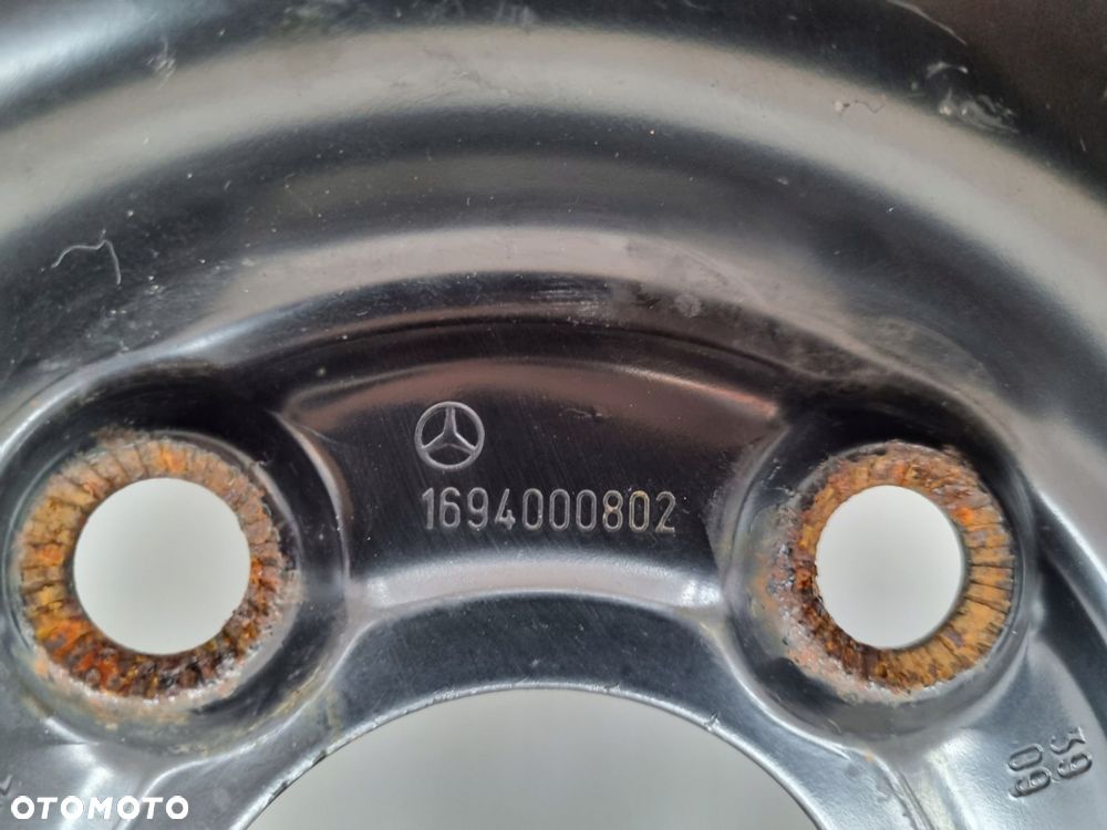 KOŁO DOJAZDOWE Mercedes W169 W245 dojazdówka 125/00 R16 5x112 1694000802 - 4
