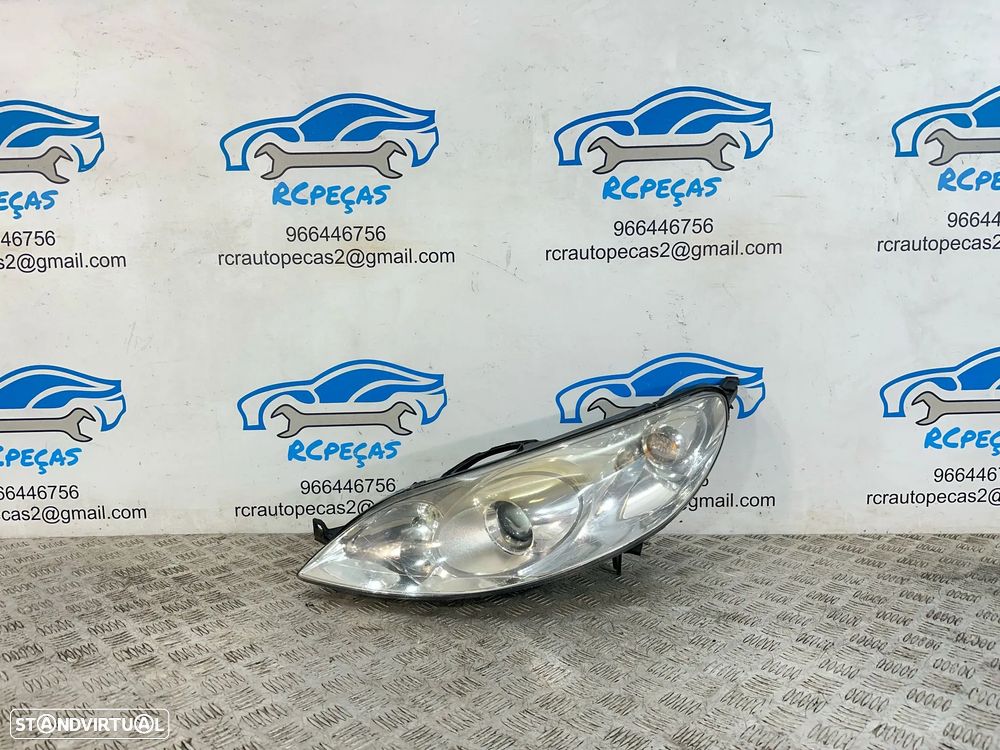 .Farol Otica Frente Frontal Esquerda Original Peugeot 407 2004 a 2011 - 1