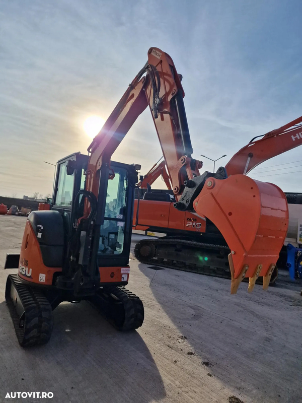 Hitachi Miniexcavator 3,5tone, HITACHI ZX33U-6, 2021, 1.601h, cupla rapida, cupa noua, STARE CA NOU-PROMOTIE 36900 EUR+Tva