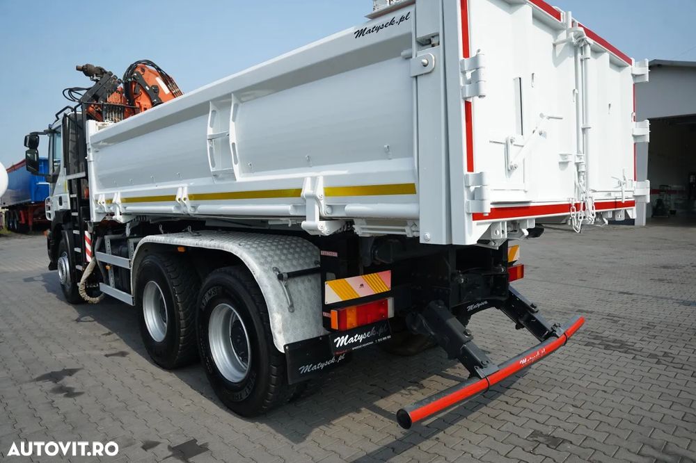 Iveco TRAKKER 410 / 6X4 / 2 PAGINI ATLAS 125.2 BASCULATOR + HDS / HYDROBRAD / ROTATOR / MANUAL / EURO 5 EEV / - 20