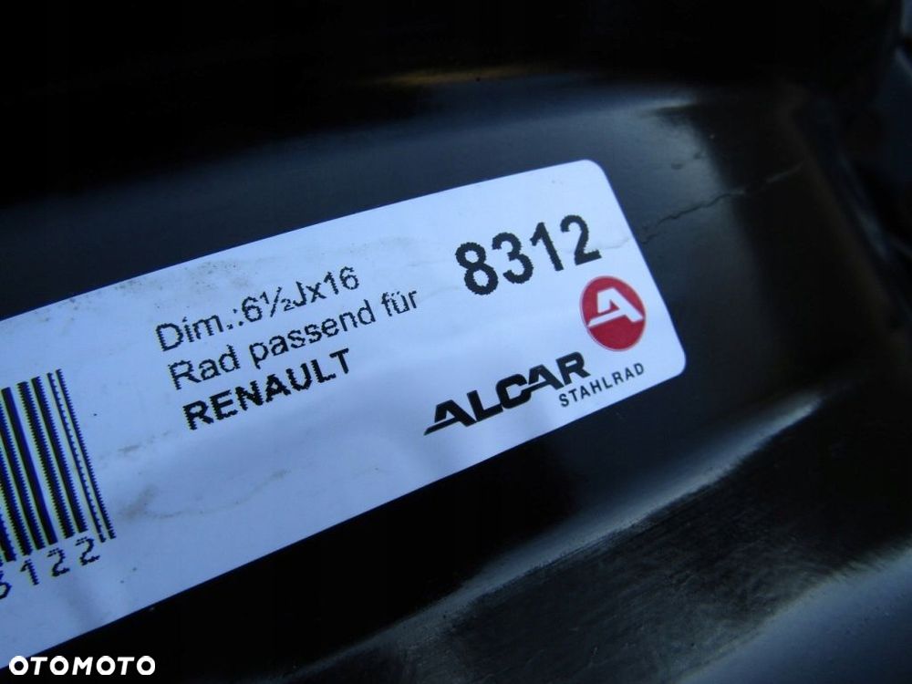 4x Felgi 16 Renault Clio III IV V Megane II Scenic Captur Modus / czujniki TPMS - 15