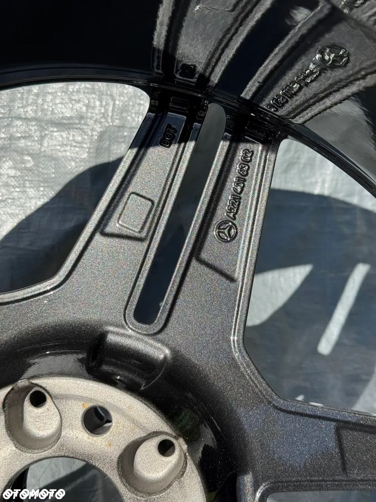 Oryginalne felgi Mercedes-Benz AMG 19” 5x112 czarny perłowy | W221 komplet - 2