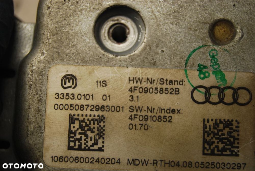 BLOKADA KOLUMNY KIEROWNICZEJ AUDI A6 C6 4F0905852B - 4