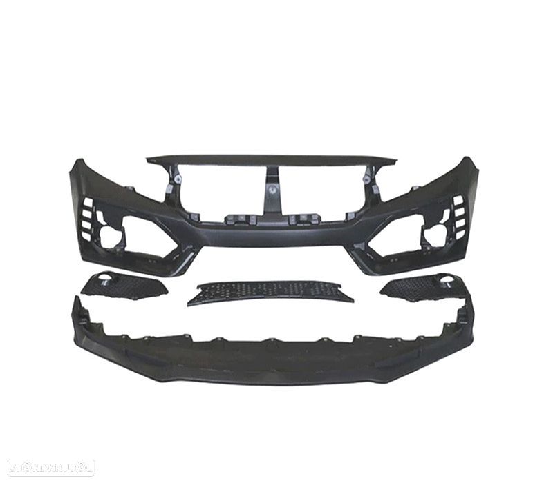 PARA-CHOQUES FRONTAL HONDA CIVIC 16- LOOK TYPE-R - 2