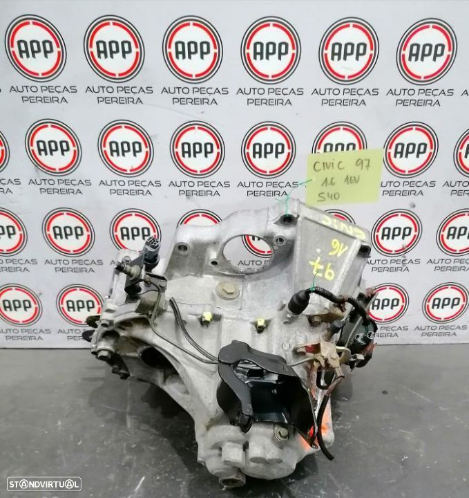 Caixa de velocidades Honda Civic 97 1. 6 16V, 125 CV, referência  S40. - 1