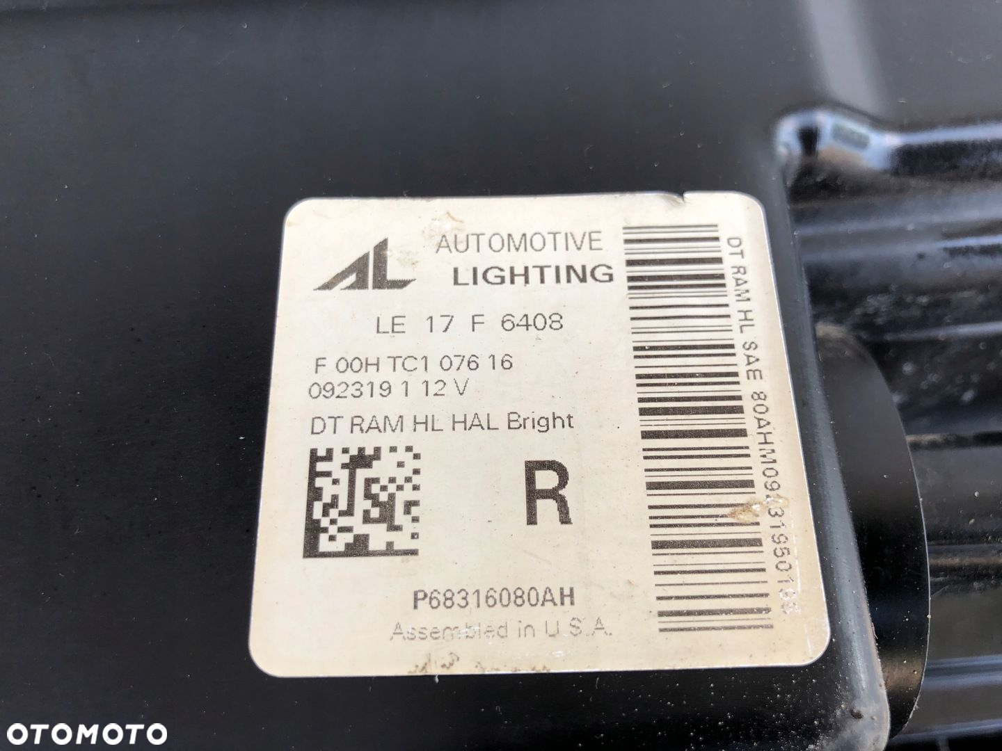 DODGE RAM 1500 V 2019-2024 LAMPA PRZEDNIA PRAWA USA 68316080AH - 7