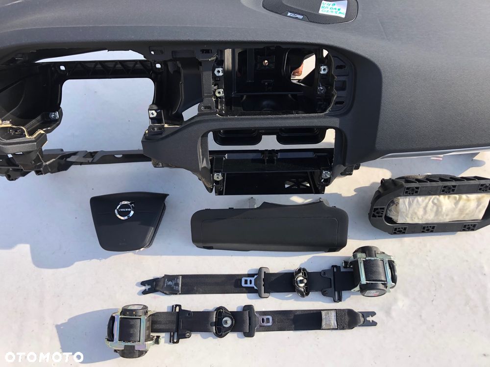 VOLVO V40 DESKA KONSOLA KOKPIT PULPIT PÓŁKA PARAPET PODUSZKI AIRBAG PASY PAS oryginał !!! OKAZJA !!! - 18