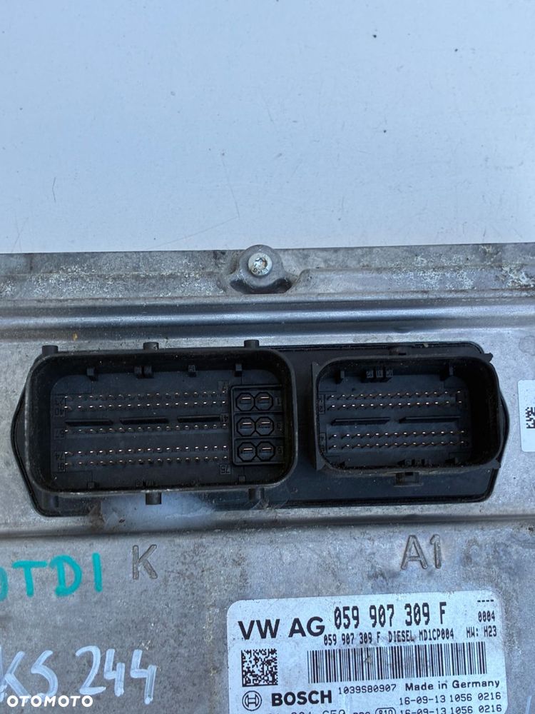 AUDI 3.0TDI KOMPUTER  STEROWNIK  SILNIKA ECU 059907309F - 4