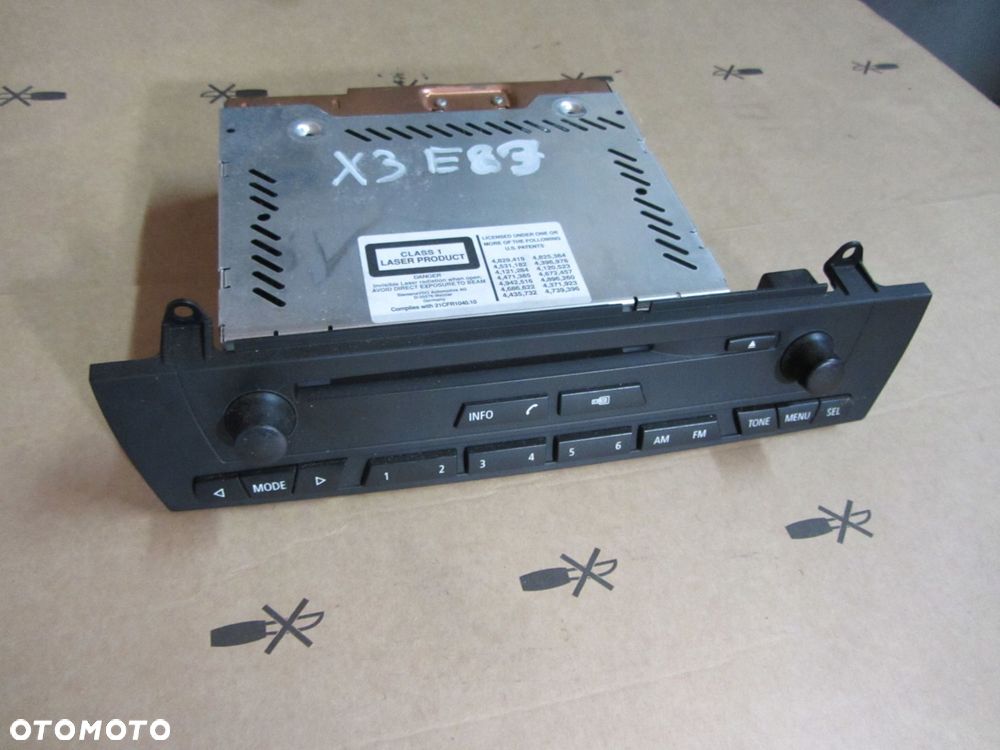 radio cd nawigacja professional bmw x3 e83 - 2