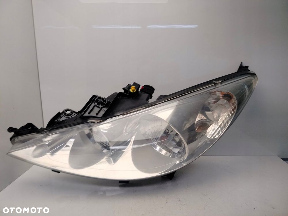 peugeot 207 reflektor lampa lewy przód lewa przednia - 3