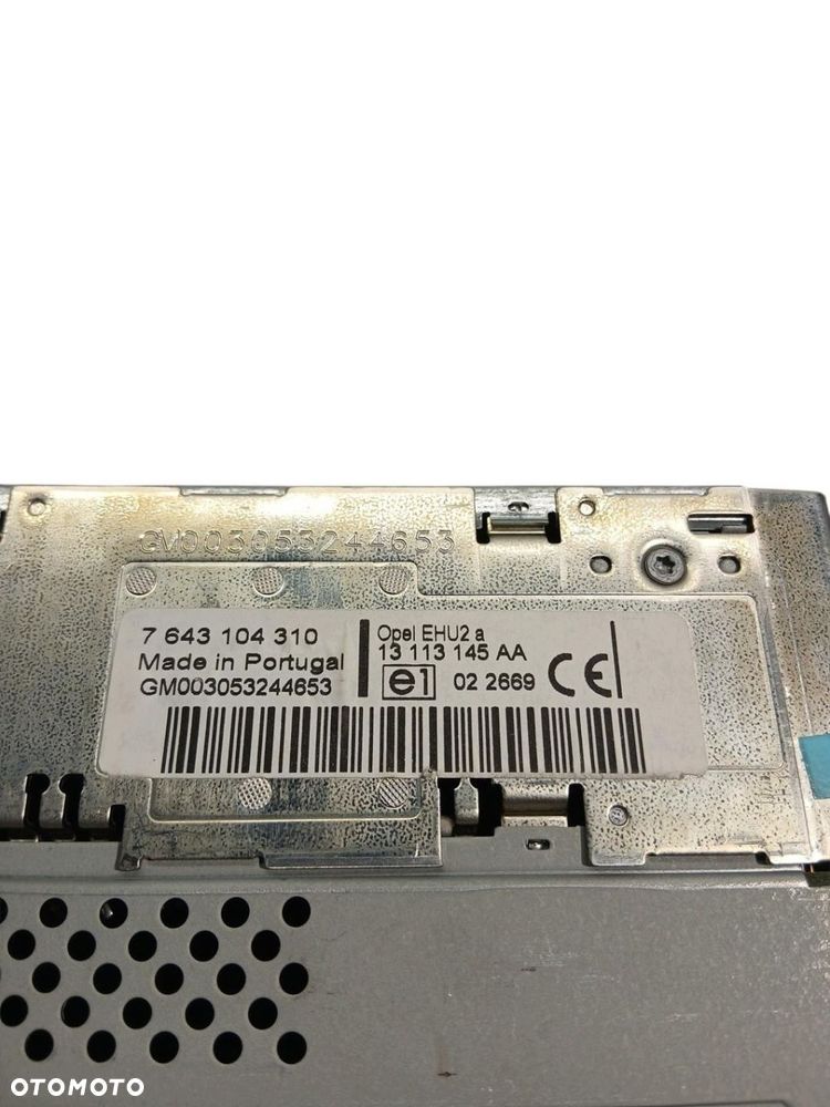radio cd opel meriva a 13113145aa 7643104310 - 3