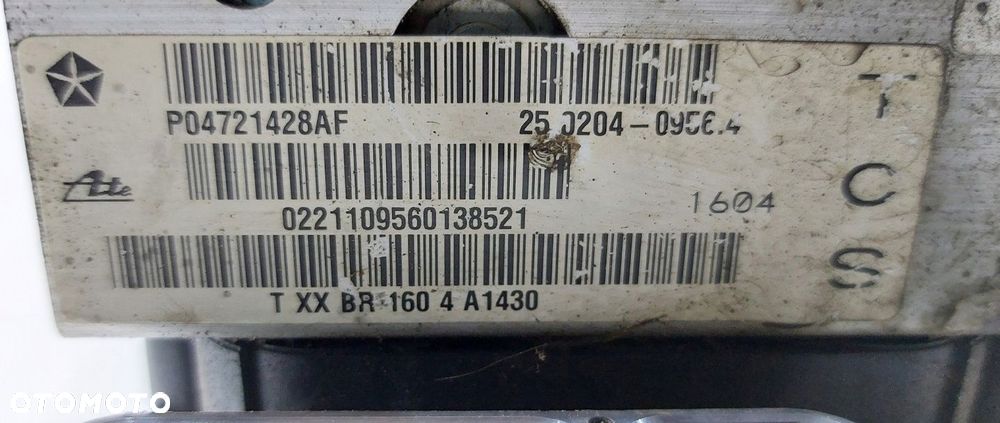 pompa sterownik abs voyager iv 2.8 crd 05r p04721428af - 4