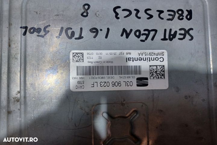 ECU Calculator Motor 03L906023LF 5WP42915AA - 1.6 TDI 03L906023LF 5WP - 3
