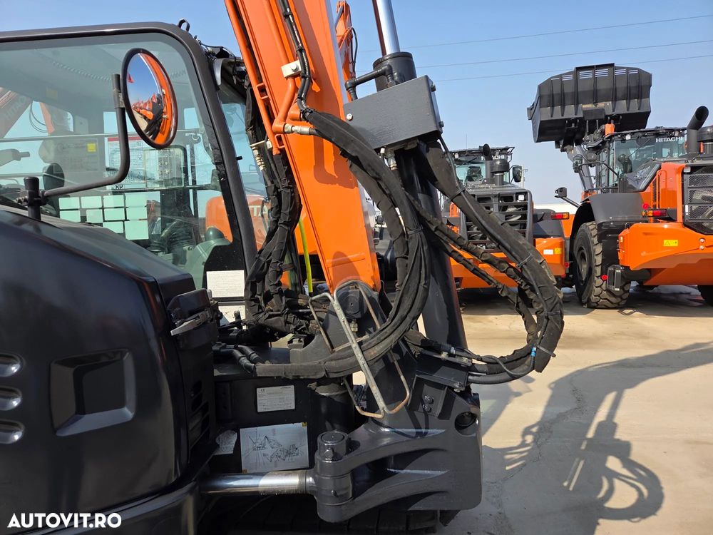 Hitachi ZX85, 2021, 4.054h, LAMA nivilare, CUPLA RAPIDA HIDRAULICA+2 CUPE EXCAVARE NOI+CUPA TALUZ NEINCILNABILA noua, senile pad cauciuc 80% ok, inst picon, Aer cond, camera spate, ridica 4t, revizia facuta, posibilitate leasing 4 ani-PROMOTIE 56.900 EUR+Tva - 11