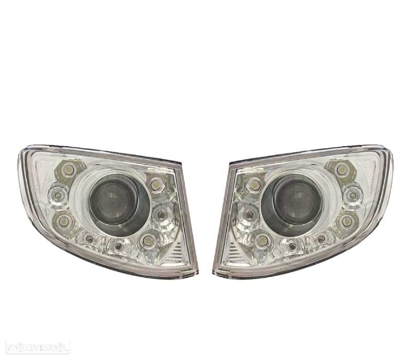 FARÓIS DE NEVOEIRO BMW SÉRIE 3 E92 93 06-09 LUZ DIURNA CROMADA - 1