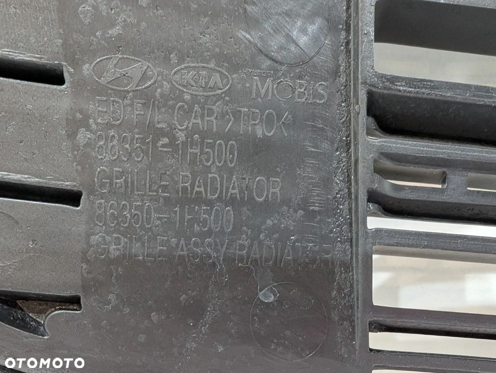 KIA CEED I LIFT GRIL ATRAPA ZDERZAKA 86351-1H500 86350-1H500 - 5
