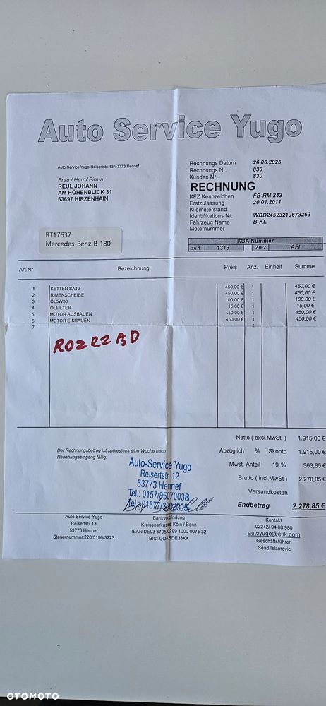 Mercedes-Benz Klasa B 180 BlueEFFICIENCY SPORT EDITION - 36