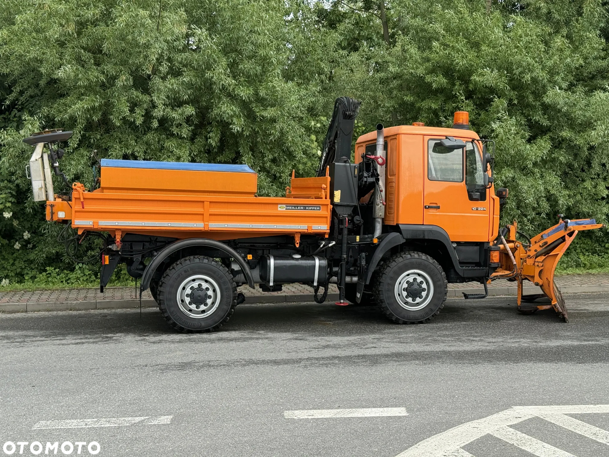 MAN * MAN LE 10.220 *Kiper Wywrotka * 4x4 * Pług Piaskarka * Zimowe Utrzymanie * Sprowadzony * HDS MKG * - 24