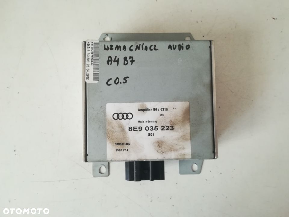 WZMACNIACZ AUDIO AUDI A4 B7 8E9035223 - 1