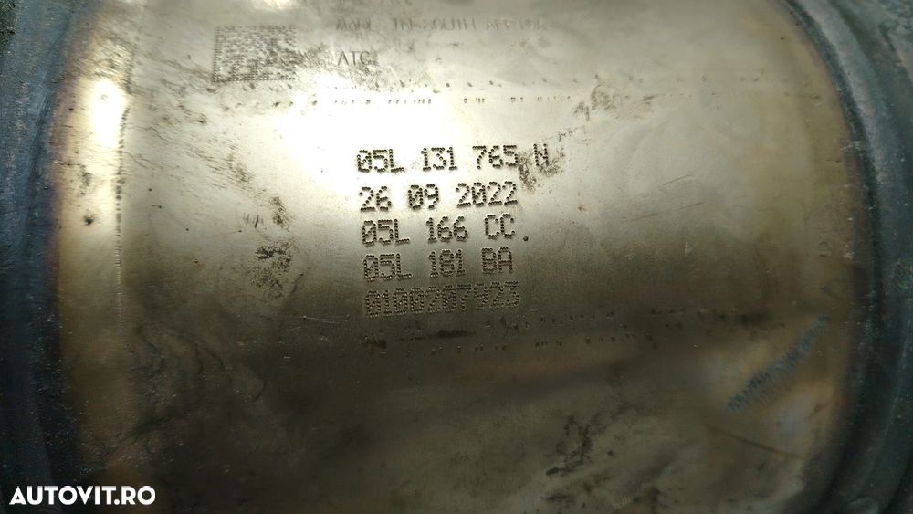 Catalizator filtru de particule 05L131705Ac Skoda Octavia 4 [2019 - 2 - 6