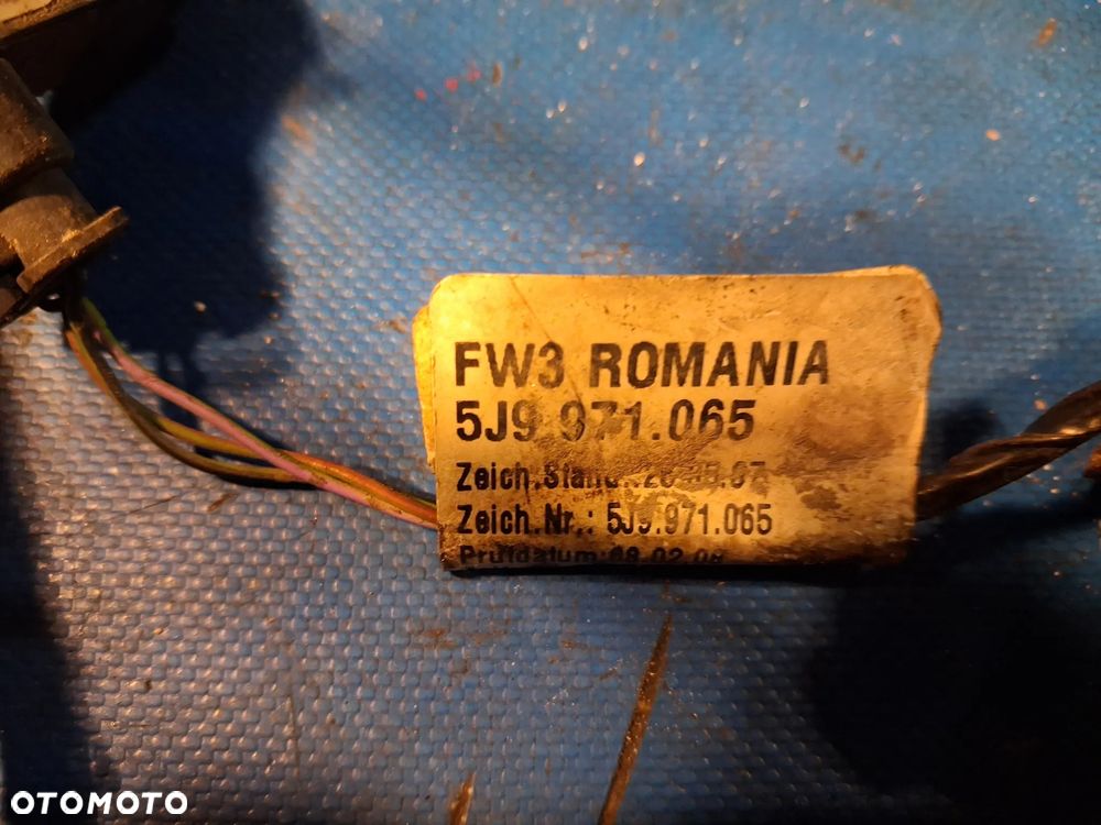 Komplet PDC Skoda Octavia Roomster Fabia czujniki parkowania czujnik 5J0919275 wiązka przewodów 5J9971065 tył tylny tylne - 2