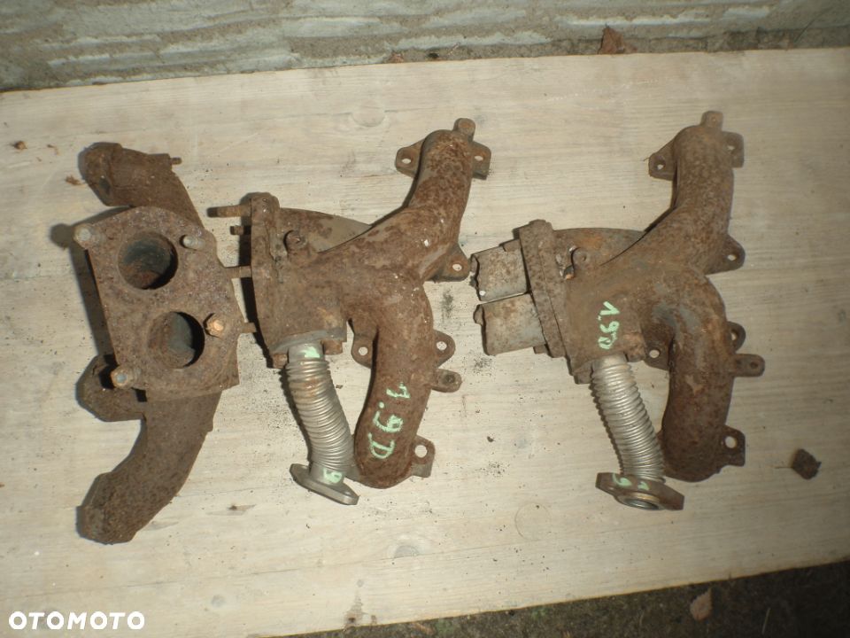 kolektor wydechowy rurka ścieku osłona oleju alfa 147 156 fiat doblo punto stilo 1.9 - 12