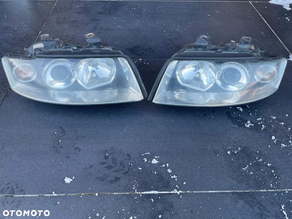 MASKA zderzak przód xenon lampa lewa prawa pas przedni LZ5L LZ3H AUDI A4 B6 - 11