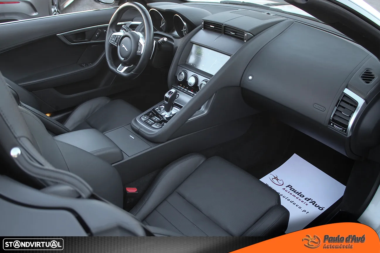 Jaguar F-Type Cabriolet P300 Aut. R-Dynamic Black - 12