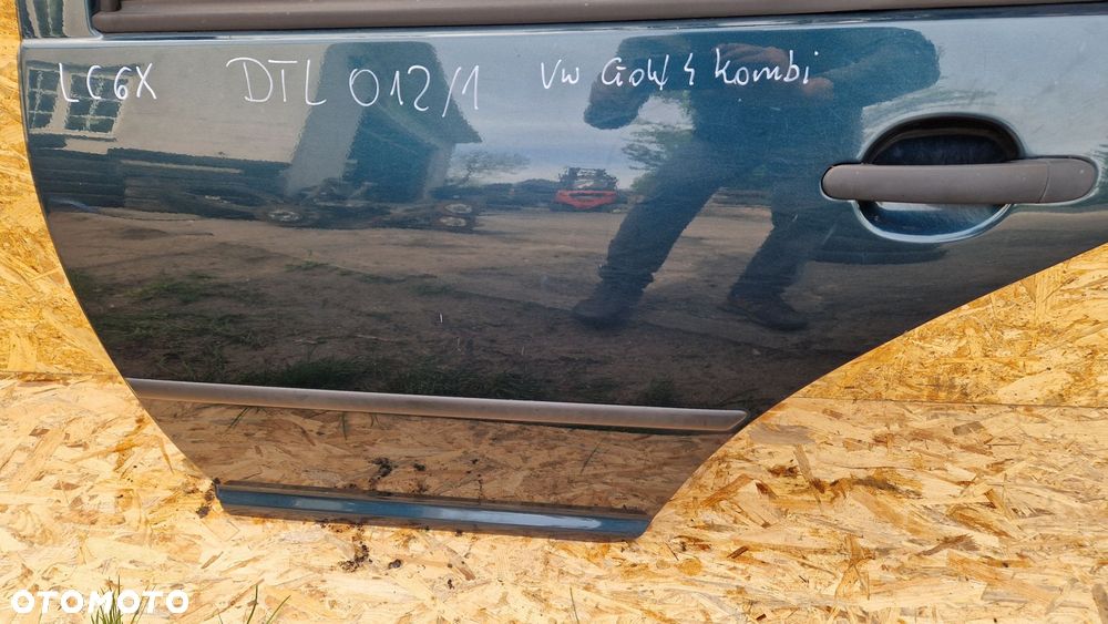 VW GOLF 4 IV KOMBI 5D DRZWI TYL LEWY KOD LAK. LC6X - 3