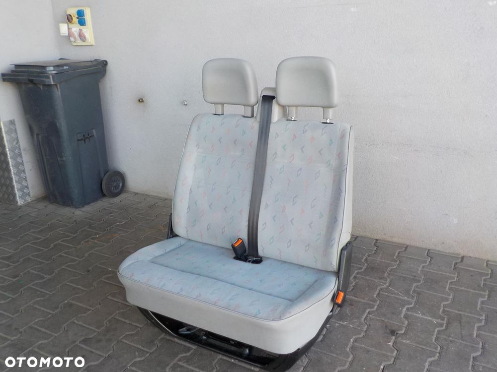 VW T4 SIEDZENIE FOTEL DWÓJKA PODWÓJNY PRZÓD INKA - 3