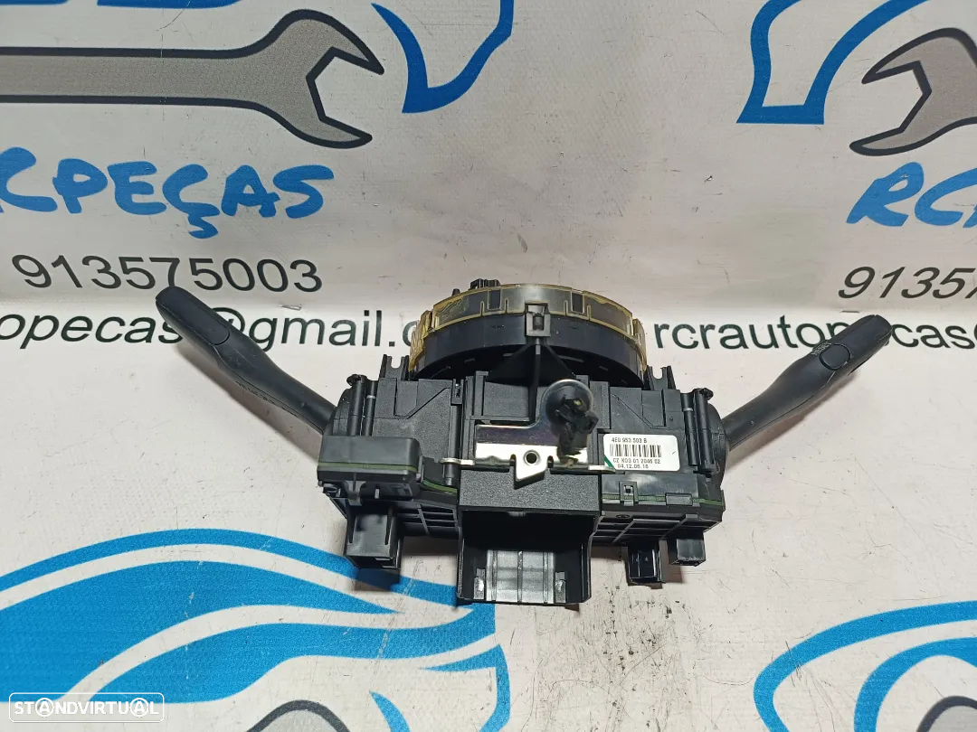 .FITA AIRBAG AUDI A4 B6 4E0953541A 4E0953541 8E0953549Q 8E0953549 B7 A6 C6 Q7 4LB MANETE MULTIFUNÇÕES COMUTADOR - 2