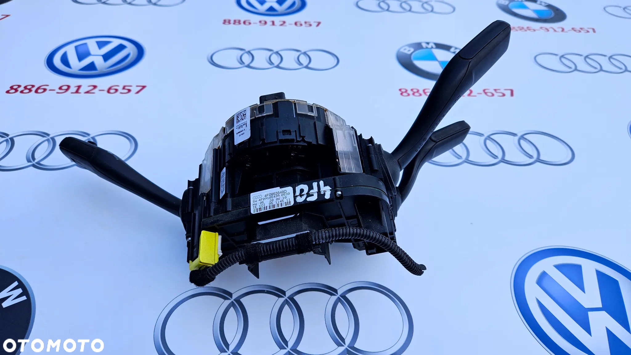 Audi A6 C6 Sedan Lift 2008-2011 Przełącznik zespolony Manetki Pająk Taśma  4E0953541A 4F0953549D - 7