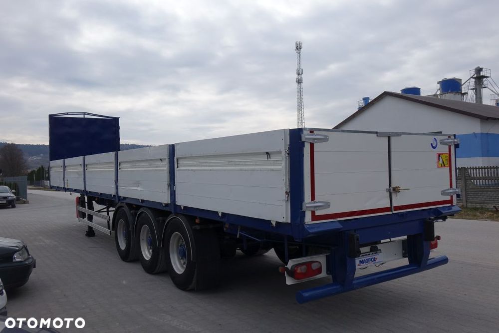 Trailor PLATFORMA / BURTOWA / OSIE SMB / PODŁOGA WZMACNIANA - SZYNA-DESKA - 7
