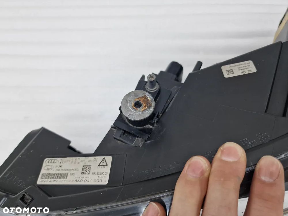 AUDI A1 8X0 10- BIXENON BI-XENON LEWA LAMPA PRZEDNIA PRZÓD , NR 8X0941003J , NR AUKCJI LL600 - 10