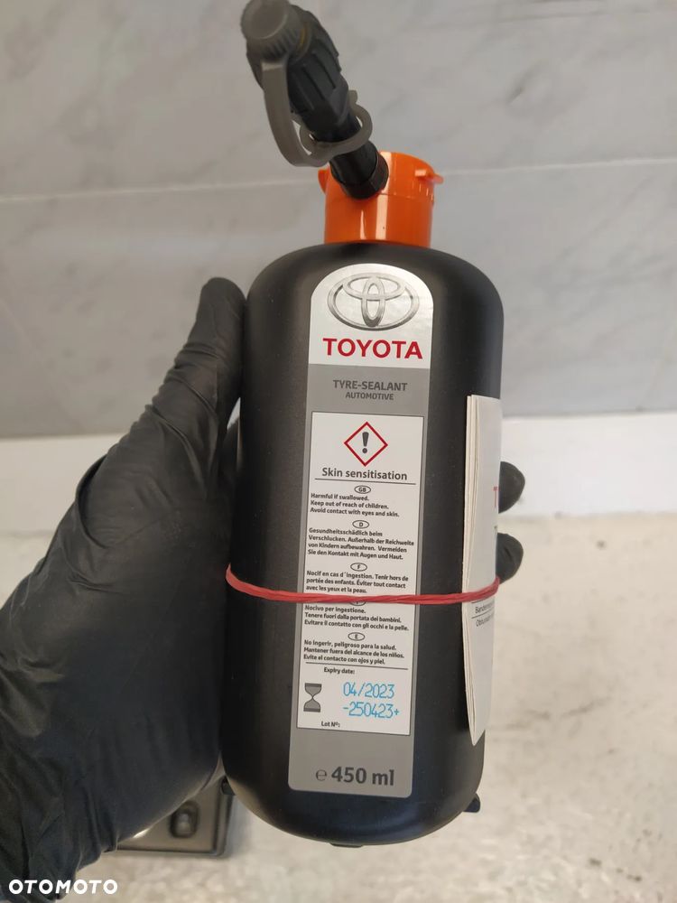 TOYOTA LEXUS POMPKA KOMPRESOR ZESTAW NAPRAWCZY OPONY KOŁA NOWY ORYGINAŁ - 8